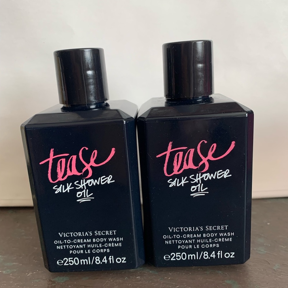 2pcs Victoria’s Secret Tease Silk Shower Oil